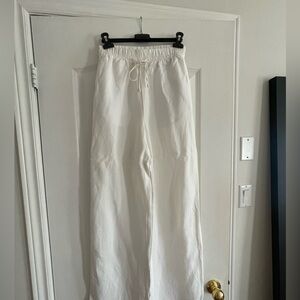 H&M White linen pants